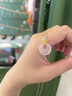 奧洛黛婭s925銀十二花神平安扣項鏈女2023新款玉髓吊墜毛衣鏈情人生日禮物 一月梅花【花語(yǔ)：堅貞的愛(ài)】帶證書(shū)+刻字+賀卡 精美禮盒包裝（附帶禮品袋） 曬單實(shí)拍圖