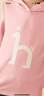 HAZZYS哈吉斯童裝女童兒童衛衣秋新款舒適簡(jiǎn)約百搭款女童衛衣 淺粉 130 曬單實(shí)拍圖