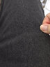 西域駱駝（VANCAMEL）牛仔褲男寬松直筒韓版垂感闊腿休閑褲子男加絨加厚長(cháng)褲 黑灰 2XL 曬單實(shí)拍圖