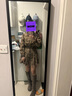 VEROMODA半身裙女2024秋季女裝新款美拉德綁帶格紋A字版型百褶裙時尚百搭 淺麻紗色 170/72A/L 曬單實拍圖