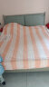 黄河口老粗布床单 纯棉粗布床单单件手工全棉加厚被单 全棉纯棉老粗布床单单件 阳光暖橙 200X230cm适合1.5米床 实拍图