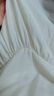 百圖betu女裝2025春季新款連衣裙玫瑰飄帶收腰氣質(zhì)連衣裙裙子2502T77 淺杏色 S 曬單實(shí)拍圖
