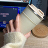 Stanisic德國品牌純鈦咖啡杯保溫杯大容量男女生高顏值水杯子便攜生日禮物 耶加白【純鈦內(nèi)膽】500ml 曬單實拍圖