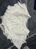 妙奕嘉半身裙女夏季新款短裙蛋糕裙白色小個子顯瘦高腰a字裙蓬蓬裙子 V型蝴蝶結(jié)腰頭蛋糕裙【白色】 M 【建議95-105斤】 曬單實拍圖