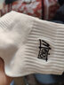 寶蓋丁禮盒襪子男士冬季加厚中筒襪日系刺繡字母潮襪秋冬運動(dòng)棉襪 2白色+2灰色+2黑色 均碼 曬單實(shí)拍圖