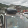 閑鳥(niǎo)（XIANNIAO）車(chē)頂行李箱SUV通用超薄大容量轎車(chē)越野汽車(chē)改裝車(chē)載旅行箱行李架 專(zhuān)車(chē)專(zhuān)用【雙開(kāi)550L+降噪橫杠】型號6773 大眾途觀(guān)L探岳X途昂途岳攬巡途銳攬境ID4/6X 曬單實(shí)拍圖
