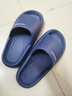 奧康（Aokang）踩屎感拖鞋男士夏季室內居家用靜音防滑防臭厚底大碼涼拖鞋女外穿 藏青 40-41 【適合39-40】 曬單實(shí)拍圖