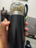 WCZ德國(guó)精工玻璃杯泡茶杯茶水分離高端杯男過(guò)濾獨(dú)立茶倉(cāng)雙層男士水杯 鋼本色250ml 帶杯套杯刷 曬單實(shí)拍圖