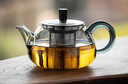 左茗右器 耐熱玻璃泡茶壺功夫茶具迷你紅茶泡茶器不銹鋼內(nèi)膽過濾茶水分離 石瓢壺-透明 250ml 曬單實(shí)拍圖