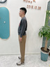 威可多（VICUTU）衛(wèi)衣男春季橙標(biāo)舒彈時尚圓領(lǐng)休閑黑色百搭 駝色褲子 175/B 曬單實拍圖