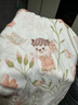 歐孕（OUYUN）嬰兒睡袋1-3歲寶寶家居服睡裙夏季竹棉紗布款兒童睡衣親膚透氣 蝶戀花【前二后二】 100cm 曬單實(shí)拍圖
