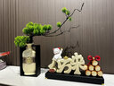 紅笙八方來(lái)財招財貓擺件店鋪開(kāi)業(yè)禮品辦公室客廳玄關(guān)高檔裝飾喬遷禮物 f066-八方來(lái)財+迎客松花瓶 套裝包含花束 曬單實(shí)拍圖