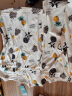 柔纺（Roufang）纯棉睡衣女士妈妈夏季短袖七分裤中老年人薄款加大码套装家居服 S77103（主图） XL(115-135斤) 晒单实拍图