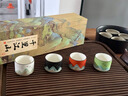 不拙茶杯套裝家用主人杯單杯高端喝茶品茗杯子精致陶瓷杯伴手禮禮盒裝 1-禮盒裝-致遠四色直身杯 曬單實拍圖