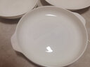 瓷秀源大盤(pán)子家用特大號超大骨瓷圓盤(pán)創(chuàng  )意蒸魚(yú)剁椒魚(yú)頭專(zhuān)用盤(pán) 12英寸飯盤(pán) 曬單實(shí)拍圖