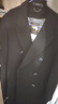 羅蒙100%羊毛鵝絨內(nèi)膽雙面呢大衣男士長款過膝秋冬季雙排扣風衣外套裝 曬單實拍圖