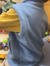 G.DUCKKIDS兒童搖粒絨馬甲寶寶春秋季男童女童加絨加厚坎肩背心 寶藍+淺灰(雙層復合) 150 曬單實拍圖