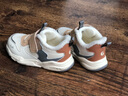基諾浦學(xué)步鞋1-5歲機能鞋加絨棉鞋男女兒童鞋子冬季GY1515 象牙白/棕色/灰色 22.5 140mm 適合腳長(cháng)136-145mm 曬單實(shí)拍圖