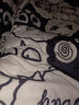 雅鹿床上四件套磨毛床单被套单人学生宿舍双人秋冬被罩卡通床品套件三 可爱煤球 1.5m床单四件套(被套150*200cm) 实拍图