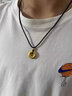 VARUS古法黃金平安扣吊墜男999足金轉(zhuǎn)運(yùn)珠小掛墜女純金素圈圓環(huán)項(xiàng)鏈繩 古法平安扣+金珠 約2.6g-2.8g 曬單實(shí)拍圖