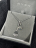 銘揚飾海 925銀羽毛球吊墜項鏈男士原創(chuàng  )設計個(gè)性簡(jiǎn)約高級感百搭潮流配飾品 吊墜+方珠鋼鏈60CM 曬單實(shí)拍圖