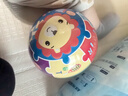 費雪球嬰兒玩具球可啃咬寶寶皮球小皮球幼兒專用彈力拍拍球類玩具 拼圖款彩印球15cm 氣筒 曬單實拍圖