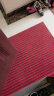 柏能条纹入户门地垫 吸水防滑可裁剪 脚垫进户门口地垫80*120cm红色 实拍图