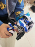 愛豆貓（IDOL CAT）炫卡斗士玩具正版金剛變形機(jī)器人汽車機(jī)甲玩具6男孩7兒童生日禮物 炫藍(lán)閃電【卡牌+兩種形態(tài)】 曬單實(shí)拍圖