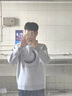 SexeMara加絨加厚高領(lǐng)毛衣男秋冬款韓版修身百搭男士套頭打底針織衫潮男裝 高領(lǐng)毛衣(灰色)月球 加絨保暖 XL 125-135斤 曬單實(shí)拍圖