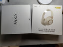 PAXA派可夏頭戴式無線耳機藍牙AI智能翻譯同聲傳譯 重低音無線耳麥超長續(xù)航高音質手機電腦游戲適用 云巖白【128種語言+AI實時翻譯】 曬單實拍圖