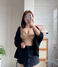 素肌良品月下鈴蘭小胸顯大聚攏無鋼圈內(nèi)衣女無痕透氣細(xì)肩帶全罩杯文胸罩秋 奶茶膚 M （70D、75A、75B、75C） 曬單實(shí)拍圖