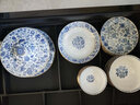 寰影景德鎮中式風(fēng)輕奢陶瓷碗盤(pán)餐具整套家用高檔骨瓷碗碟套裝喬遷之喜 琺瑯彩青花-湯煲配置（高檔皮箱包裝） 80頭 曬單實(shí)拍圖