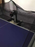 双鱼（DOUBLE FISH） 专业乒乓球桌标准比赛训练室内家用带滚轮可折叠式乒乓球台 2028S+超级3代发球机 实拍图
