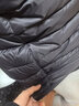 鴨鴨（YAYA）羽絨服新款男短款純色羽絨衣連帽輕薄款百搭冬季休閑外套KXM 黑色 XL (180) 【建議155-170斤】 曬單實拍圖