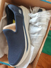 斯凱奇（Skechers）夏季男健步鞋一腳蹬網(wǎng)面透氣運(yùn)動(dòng)休閑鞋輕便舒適回彈大網(wǎng)孔210943 海軍藍(lán)色/NVY 42 曬單實(shí)拍圖