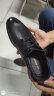 红蜻蜓男鞋英伦风商务正装鞋德比鞋系带男士皮鞋低帮办公鞋婚鞋WTA30445 黑色 41 实拍图