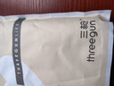 三槍【3條裝】中老年夏季新疆全棉寬松背心 男士老頭衫純棉背心 白色 170/95 曬單實(shí)拍圖
