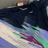 李寧（LI-NING）羽毛球服男女短袖速干比賽套裝上衣褲子兩件套 深航艦藍(lán) 3XL  曬單實拍圖