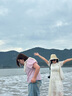對(duì)白薄荷曼波法式圓領(lǐng)連衣裙女2025夏季新款高級(jí)感氣質(zhì)收腰長裙子 奶油米 S 曬單實(shí)拍圖