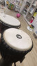 MEINL非洲鼓實(shí)木 德國麥爾羊皮專(zhuān)業(yè)手鼓樂(lè )器成人初學(xué)者PVC印尼鼓 12英寸ADJ4-L暗影之聲 曬單實(shí)拍圖