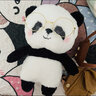飾鹿熊網(wǎng)紅變裝熊貓玩偶四川成都大熊貓工廠(chǎng)基地紀念品毛絨玩具公仔娃娃 愛(ài)心灰毛衣+灰小熊發(fā)帶+眼鏡+白 28厘米【手提袋+紙箱】 曬單實(shí)拍圖
