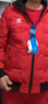 冬季三葉草新款羽絨服男短款雙面穿連帽白鴨絨加厚青少年保暖外套 紅色 5XL （185-205斤） 曬單實(shí)拍圖