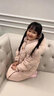 迪士尼時(shí)尚加厚羽絨服2023新款公主小女孩學(xué)生風(fēng)加厚毛領(lǐng)外套冬裝 粉色 170建議1.6米100-115斤) 曬單實(shí)拍圖