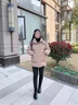 啄木鳥媽媽裝羽絨棉服洋氣外套2024新款中老年女裝冬裝棉衣棉襖外套 駝色 2XL (125-140斤) 曬單實拍圖