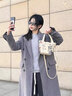 珀萊雅女包涂鴉百搭通勤高級感水桶包2025新款時(shí)尚單肩包休閑斜挎包禮物 毛毛熊杏 中包 曬單實(shí)拍圖