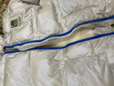 拉比女童羽絨服中長(cháng)款男童冬裝童裝兒童保暖連帽外套 銀灰色 100 曬單實(shí)拍圖