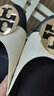 Tory Burch 湯麗柏琦  CLAIRE芭蕾舞平底鞋單鞋TB 148336 黑色/奶油白 001 38 7.5 曬單實(shí)拍圖