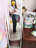 德莉婭牛仔褲女加絨秋季2025新款直筒高腰顯瘦寬松休閑刺繡窄版闊腿褲子 水泥灰加絨 M (27) 建議95-105斤 曬單實(shí)拍圖