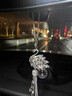 肯拓普輕奢汽車(chē)掛件水晶天鵝掛飾適配寶馬mini甲殼蟲(chóng)歐拉可愛(ài)車(chē)內裝飾吊墜車(chē)載后視鏡吊飾女 【白色】雙面天鵝掛件 曬單實(shí)拍圖