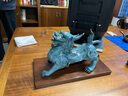 MOREISAN銅貔貅擺件一對(duì)擺件瑞獸中式辦公室裝飾品公司送朋友開(kāi)業(yè)禮物 貔貅(單只) 曬單實(shí)拍圖